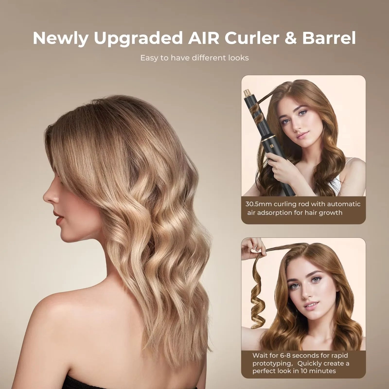 Multi-In-One Hair Dryer Styler, Hot Air Comb, Detachable Brush, Straightening & Curling Dual-Use, Household Hair Styling Tool EVERYDAY ESSENTIALS