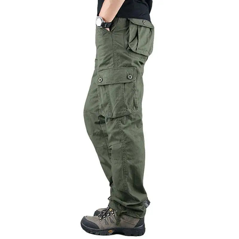 Tactical Cargo Pants Men Cotton Overalls Outdoor Work Trousers Big Size Hombre Clothing Camo Hiking Pants EVERYDAY ESSENTIALS