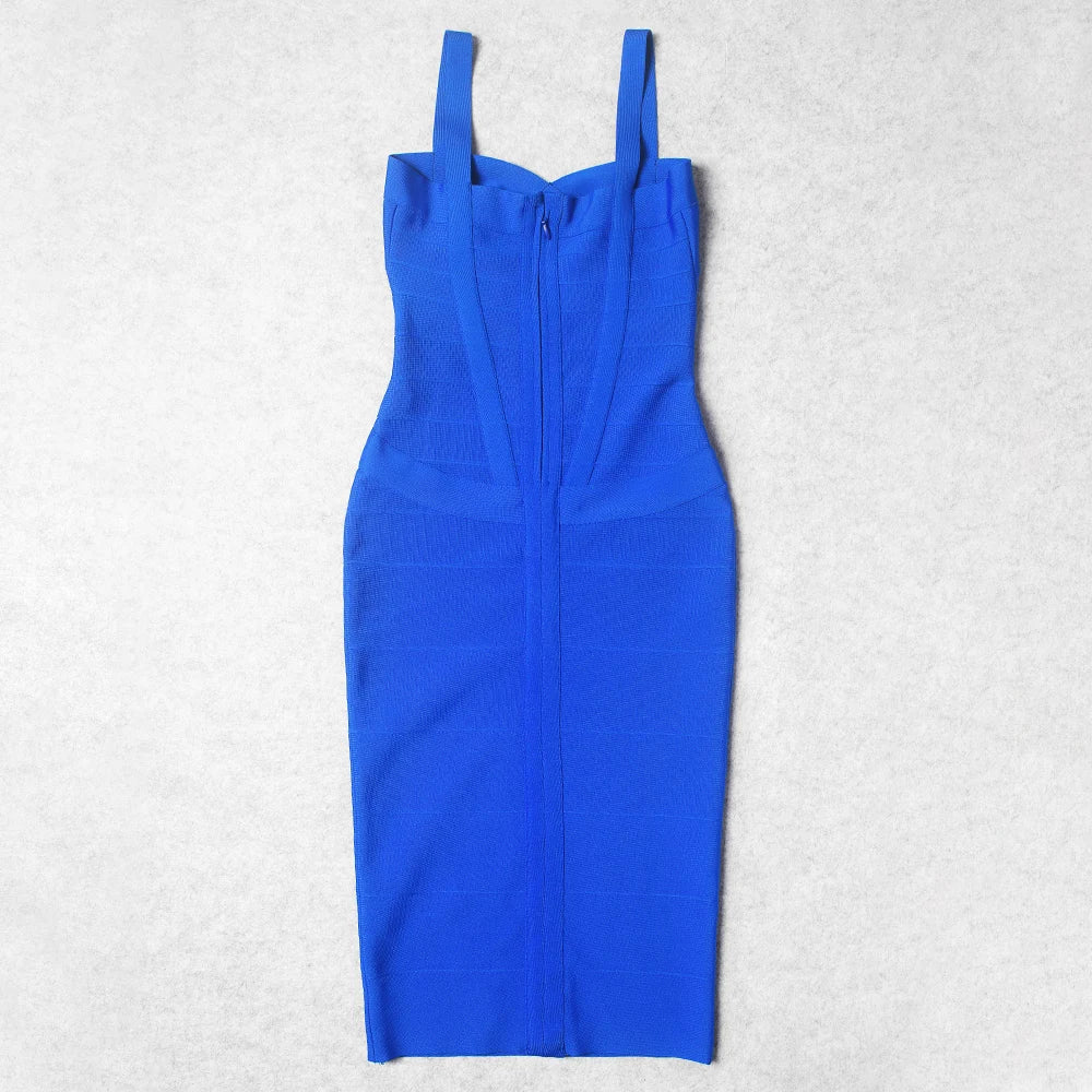 BEAUKEY Vintage Sexy Red Long Bandage Wedding Evening Dress Women 2023 Bodycon Club Knitted Party Pink Dress Birthday Vestidos EVERYDAY ESSENTIALS
