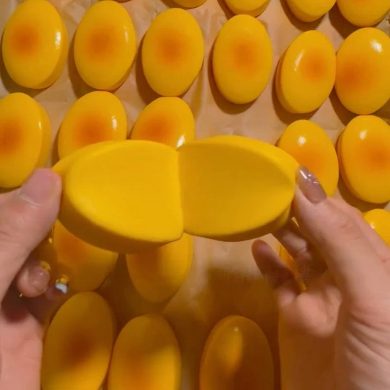 Squishy Cheese Shape Squishy Squeeze Toy Soft Slow Rising Stress Relief Sensory Fidget Toy Portable Anti-Anxiety Toy for Adults EVERYDAY ESSENTIALS