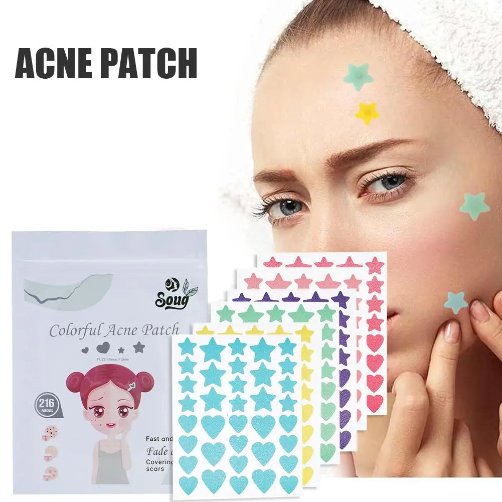 Cute Colorful Butterfly Pimple Patches Acne Treatment Stickers Invisible Acne Cover Face Spot Pimple Patch Skin Care EVERYDAY ESSENTIALS