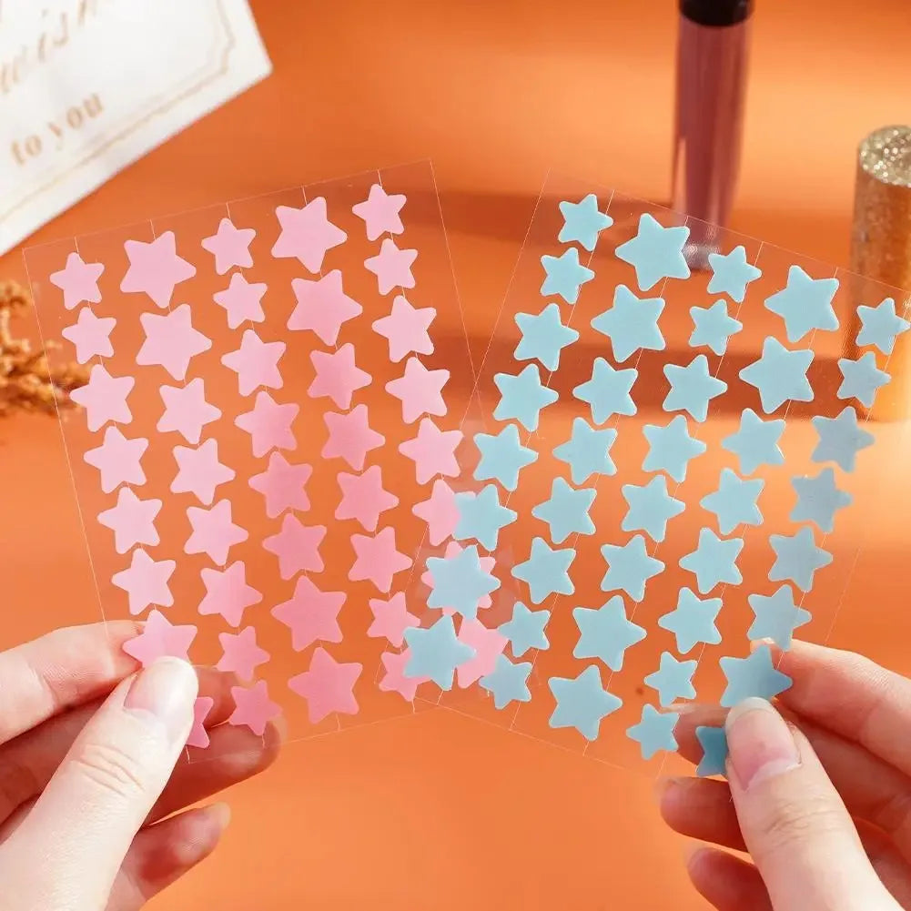 40pcs/120pcs Colorful PE Pimple Patches Cute Star Shaped Pimple Cover Sticker Invisible Pimple Cover Removal Pimple Patch EVERYDAY ESSENTIALS