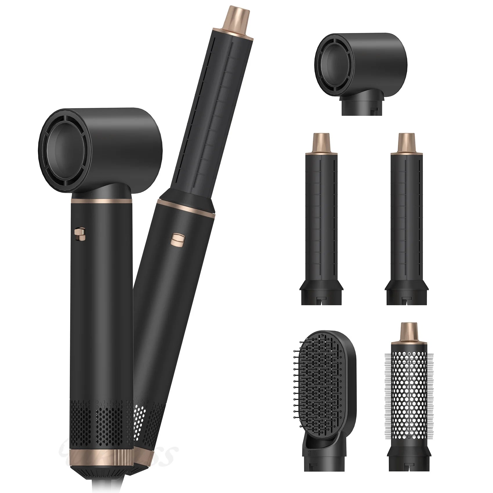 Multi-In-One Hair Dryer Styler, Hot Air Comb, Detachable Brush, Straightening & Curling Dual-Use, Household Hair Styling Tool EVERYDAY ESSENTIALS