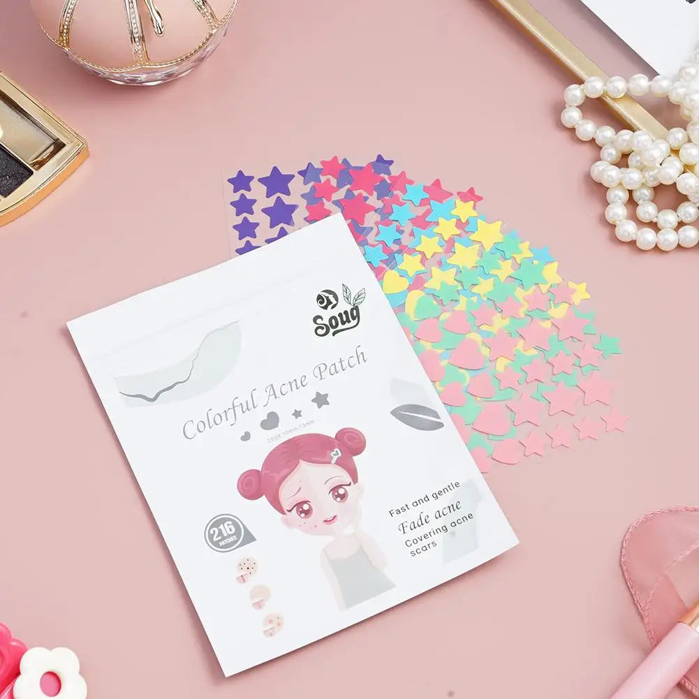 Cute Colorful Butterfly Pimple Patches Acne Treatment Stickers Invisible Acne Cover Face Spot Pimple Patch Skin Care EVERYDAY ESSENTIALS