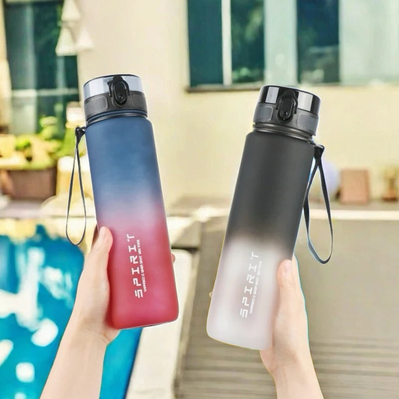 750ml Water Bottle with Straw Time Marker Large Capacity Motivational Plastic Water Jug for Gym Travel Outdoor Sports Reusable Everyday Essentials