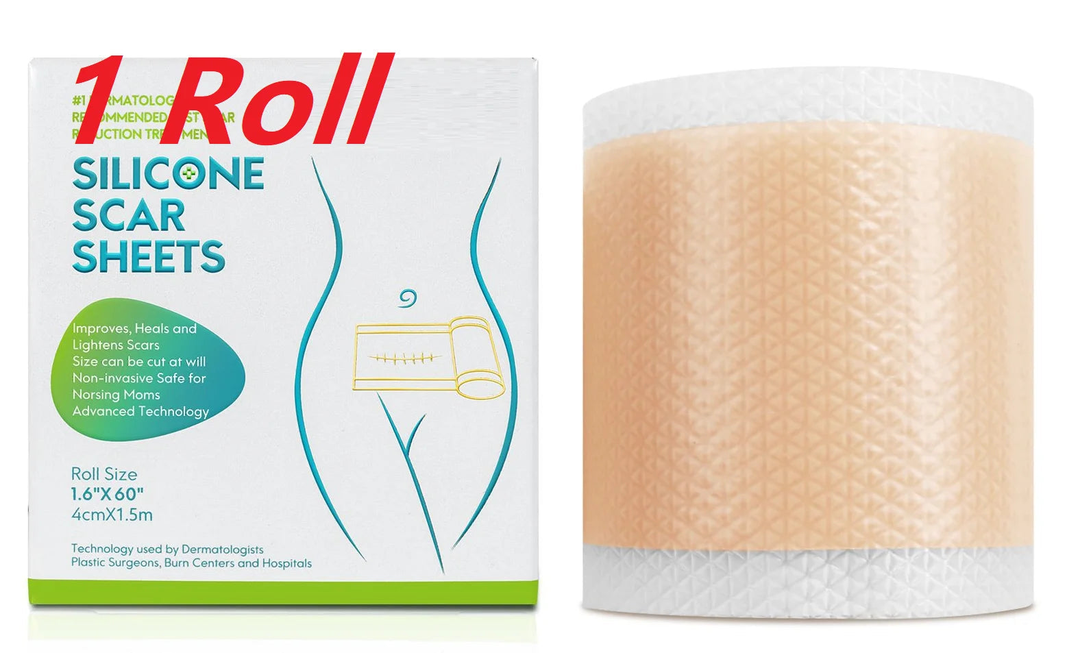 Scar Patches Remove Silicone Gel Sheet Correctors Burn Wounds Efficient Surgery Scar Tape Skin Repair Self-Adhesive Scar Cover EVERYDAY ESSENTIALS