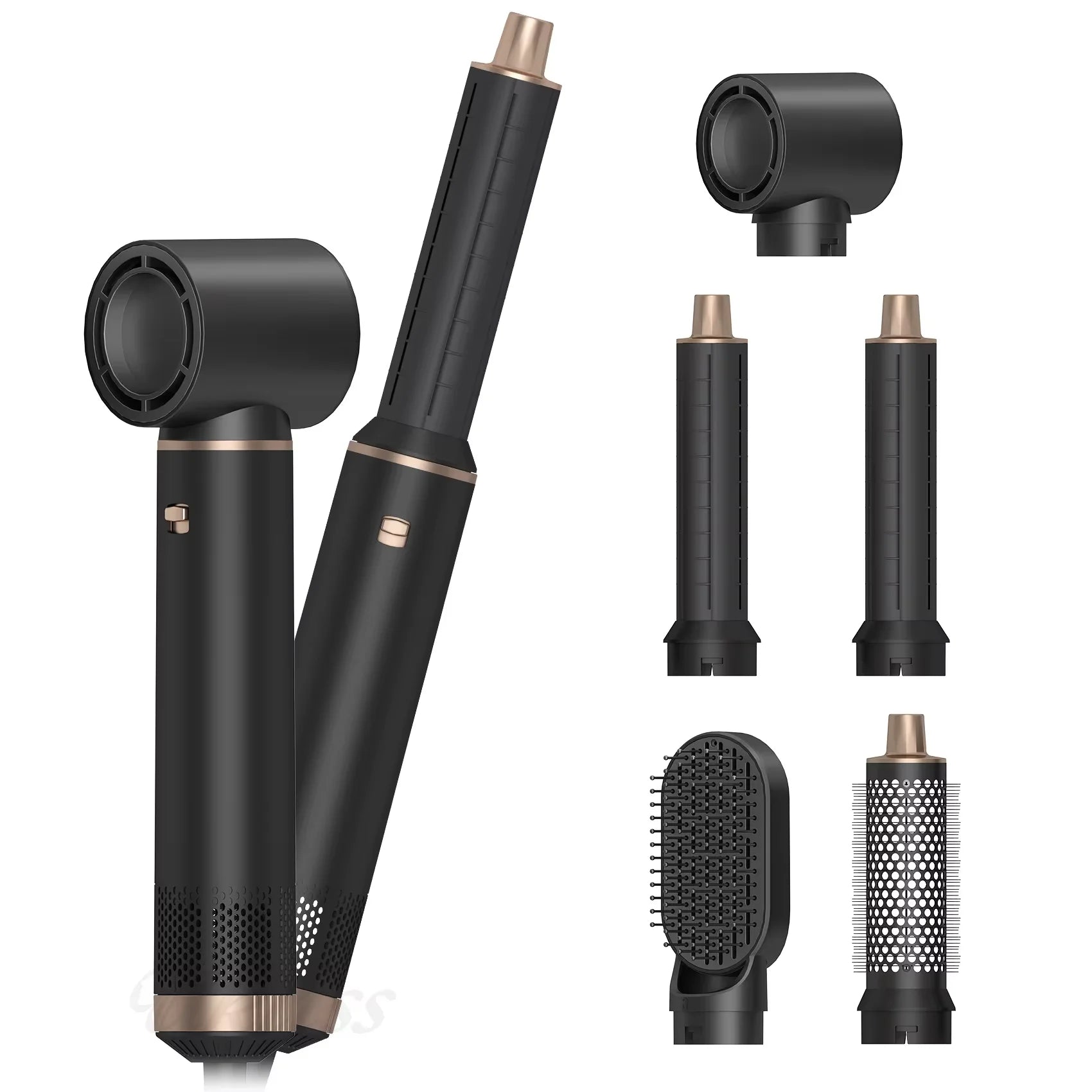 Multi-In-One Hair Dryer Styler, Hot Air Comb, Detachable Brush, Straightening & Curling Dual-Use, Household Hair Styling Tool EVERYDAY ESSENTIALS