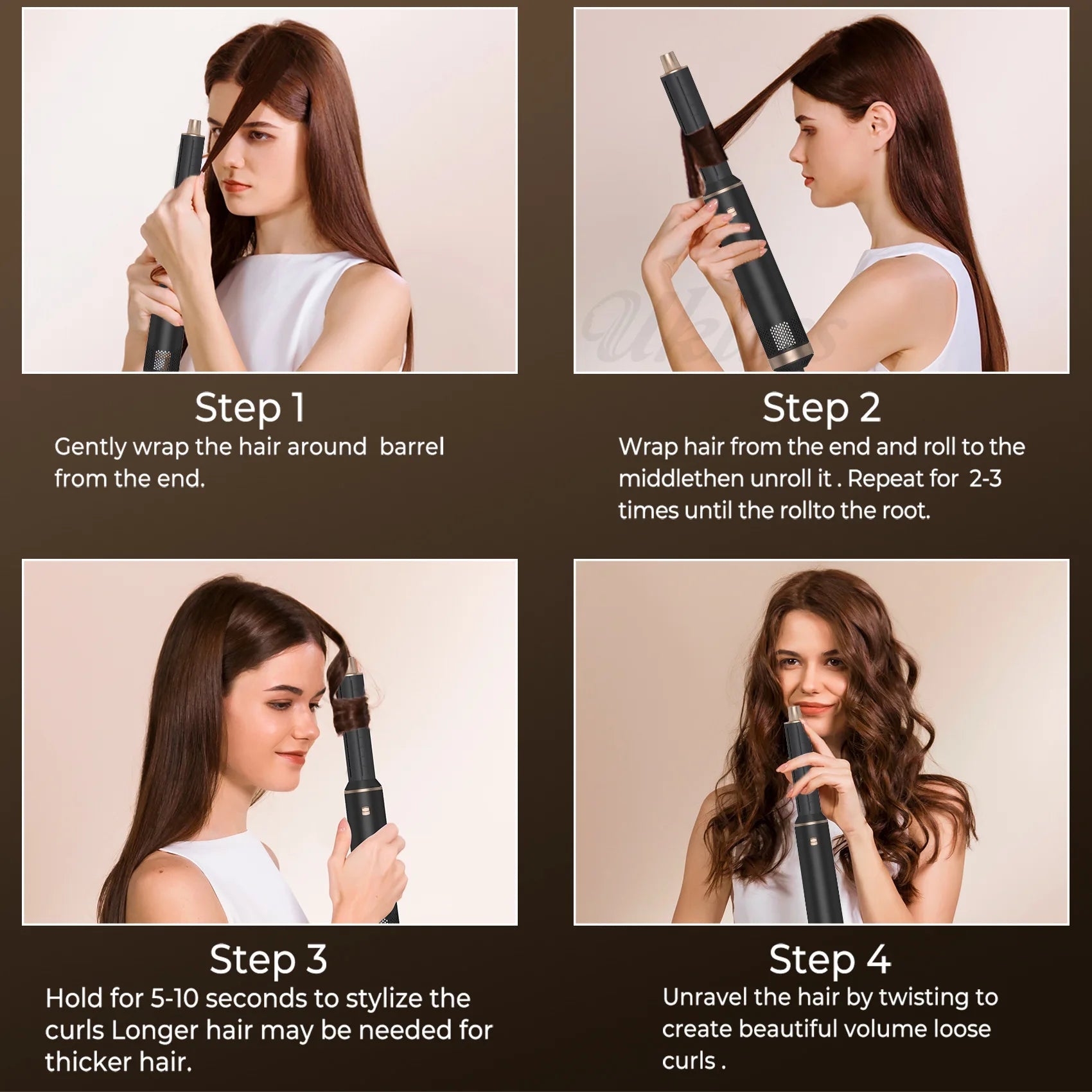 Multi-In-One Hair Dryer Styler, Hot Air Comb, Detachable Brush, Straightening & Curling Dual-Use, Household Hair Styling Tool EVERYDAY ESSENTIALS