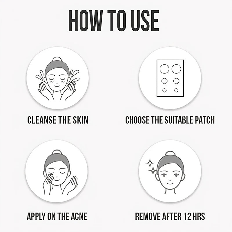 720pcs/set Professional Invisible Acne Pimple Patch Face Skin Care Repair Acne Healing Absorbing Spot Sticker For Men Women EVERYDAY ESSENTIALS