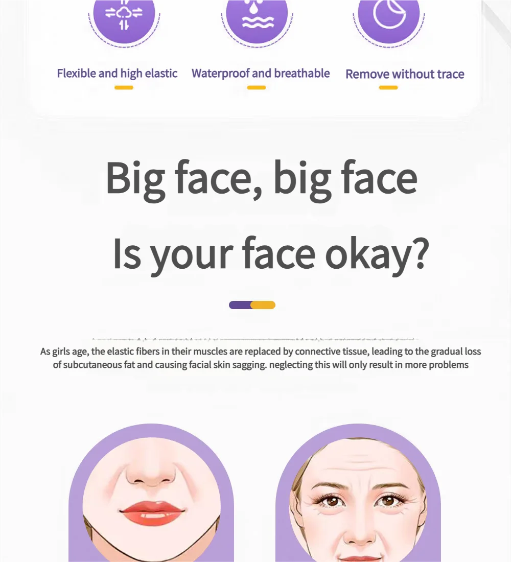 Face and Neck Wrinkle Removal Tape - Smooth Multipurpose High Elasticity Face Sticker for Forehead, Neck, Lips, Chin Care Tool EVERYDAY ESSENTIALS