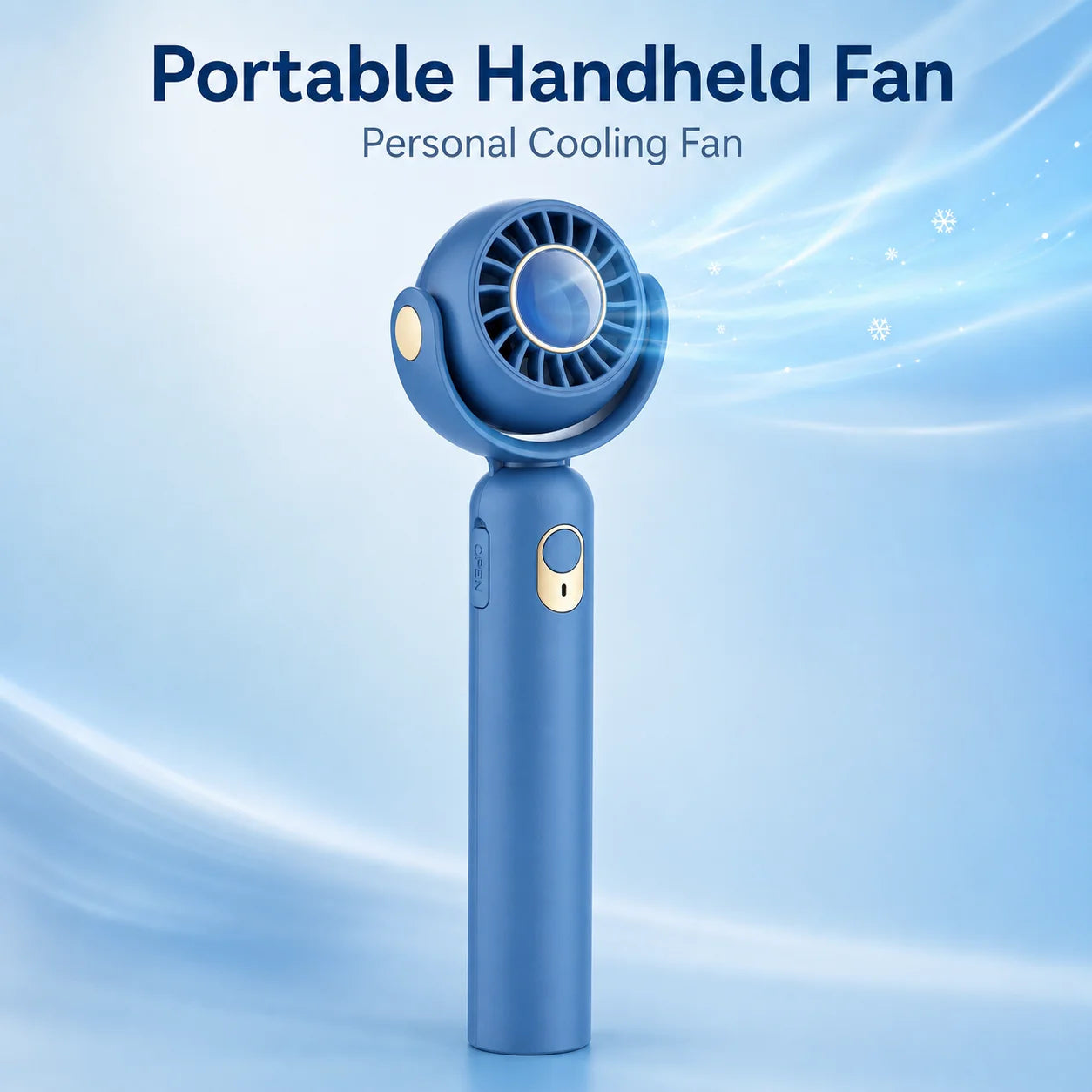 Portable Handheld Fan, Foldable Turbo Mini Fan with Strong Wind, Ultra Quiet Personal Cooling for Travel Office Outdoor, Cherry Blossom Pink Everyday Essentials