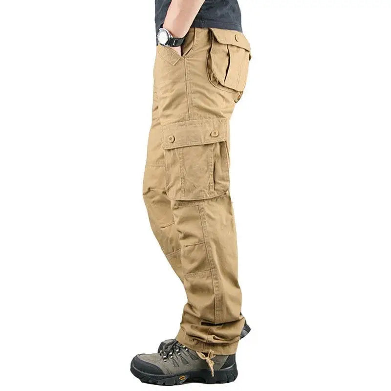 Tactical Cargo Pants Men Cotton Overalls Outdoor Work Trousers Big Size Hombre Clothing Camo Hiking Pants EVERYDAY ESSENTIALS
