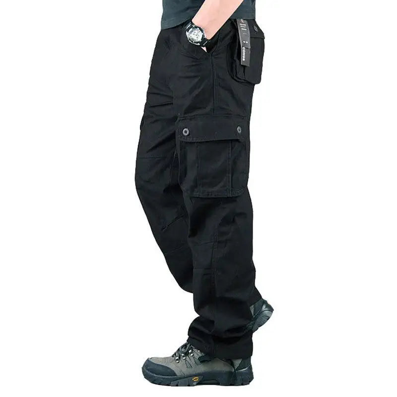 Tactical Cargo Pants Men Cotton Overalls Outdoor Work Trousers Big Size Hombre Clothing Camo Hiking Pants EVERYDAY ESSENTIALS