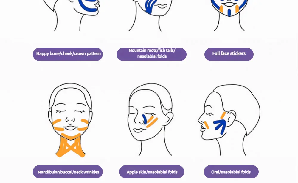 Face and Neck Wrinkle Removal Tape - Smooth Multipurpose High Elasticity Face Sticker for Forehead, Neck, Lips, Chin Care Tool EVERYDAY ESSENTIALS