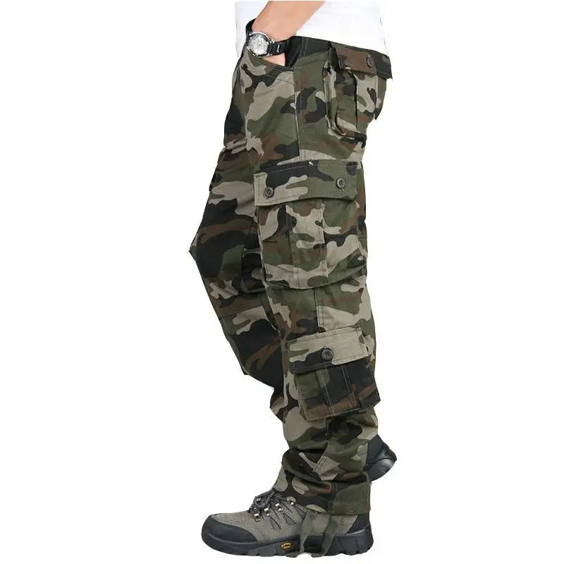 Tactical Cargo Pants Men Cotton Overalls Outdoor Work Trousers Big Size Hombre Clothing Camo Hiking Pants EVERYDAY ESSENTIALS