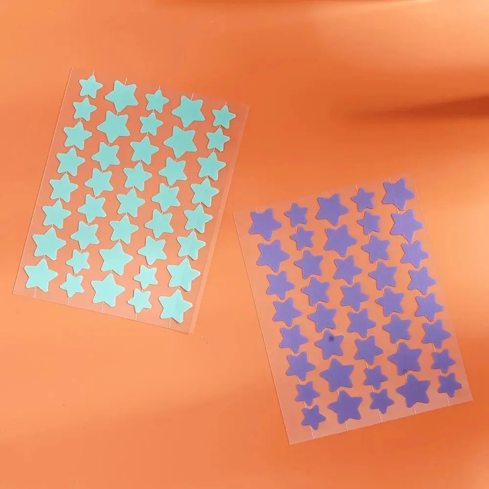 40pcs/120pcs Colorful PE Pimple Patches Cute Star Shaped Pimple Cover Sticker Invisible Pimple Cover Removal Pimple Patch EVERYDAY ESSENTIALS