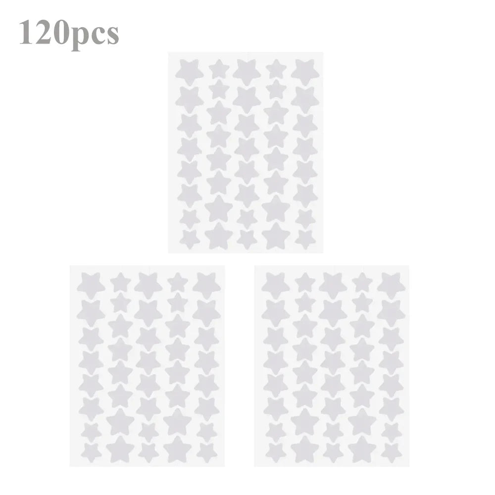 40pcs/120pcs Colorful PE Pimple Patches Cute Star Shaped Pimple Cover Sticker Invisible Pimple Cover Removal Pimple Patch EVERYDAY ESSENTIALS
