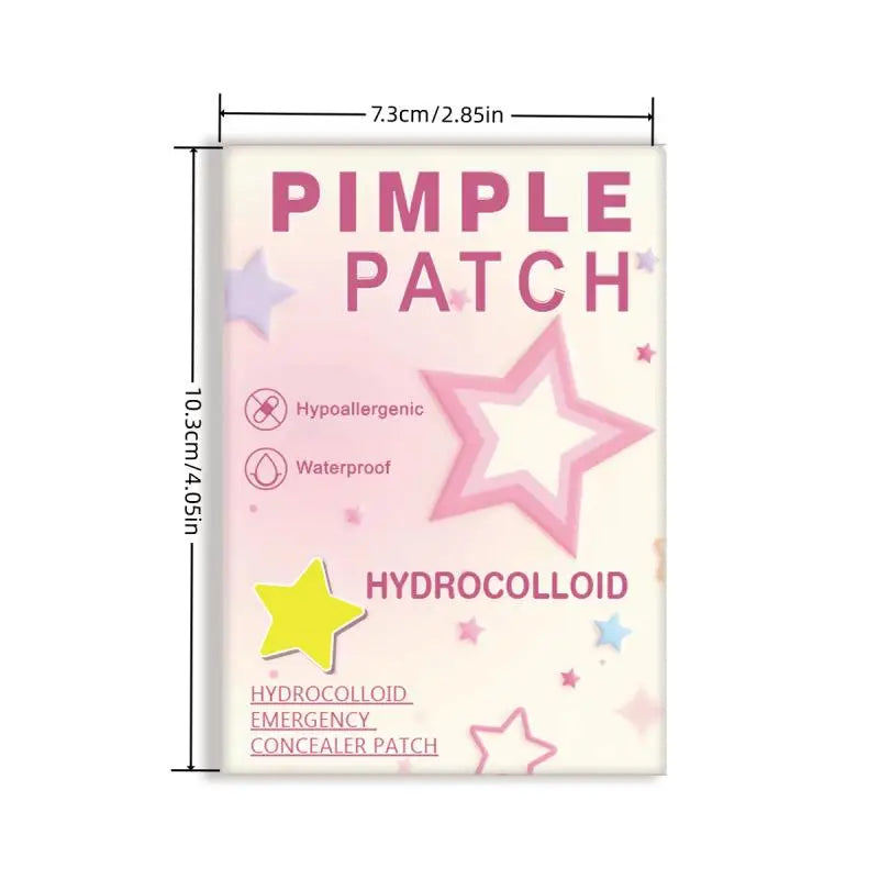 1400 Pcs/bag Colorful Star Pimple Patch Acne Colorful Invisible Acne Removal Skin Care Stickers Portable Star Patch Patches EVERYDAY ESSENTIALS