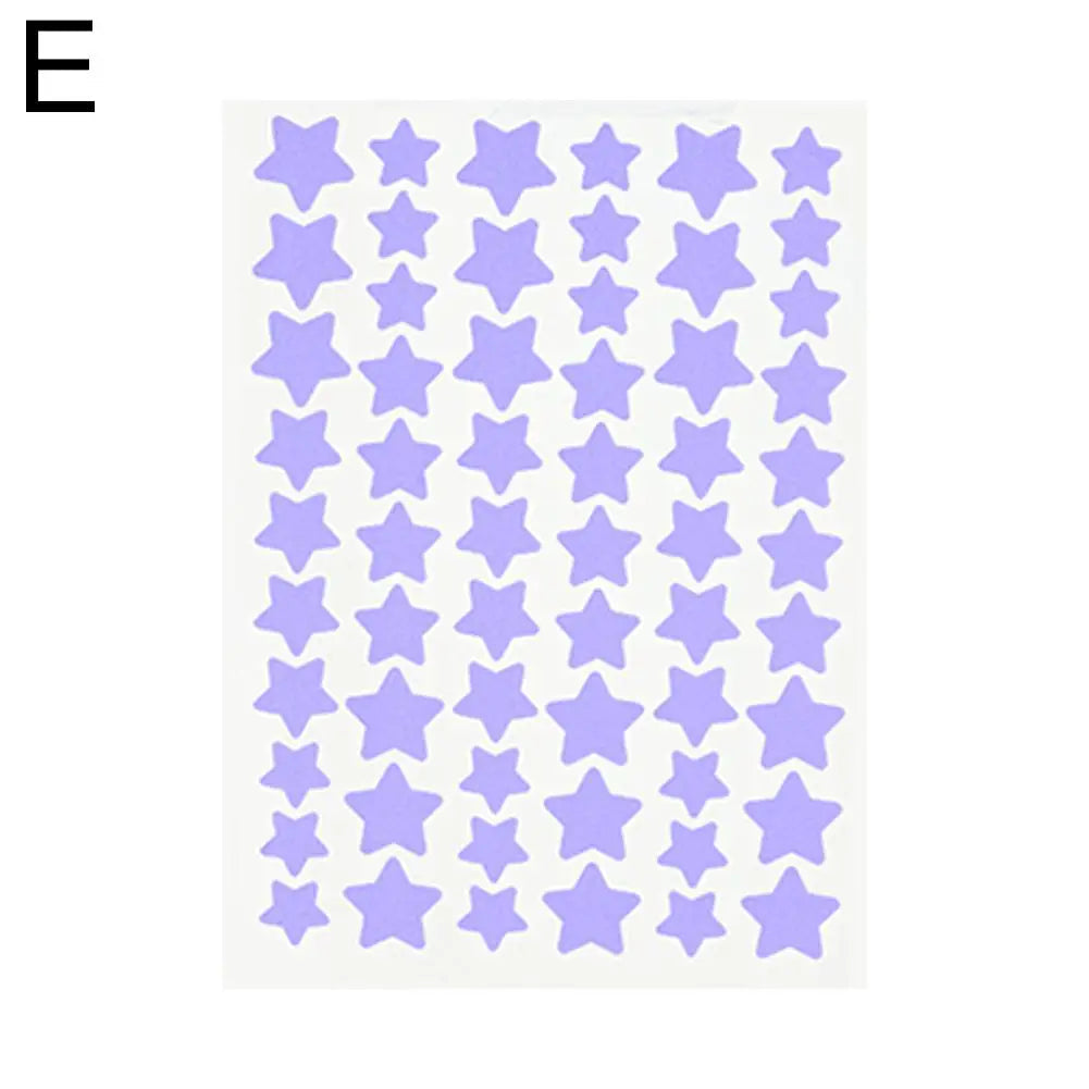60PCS Colorful Acne Pimple Patch Sticker Waterproof Removal Pimple Anti-Acne Hydrocolloid Patches Spot Marks Repair Sticker EVERYDAY ESSENTIALS