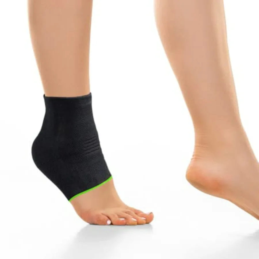 ikido Ankle Brace Compression Sleeve for Work Gym Sports Plantar Fasciitis Support Socks Large Black 1 Pair Comfort Relief Everyday Essentials