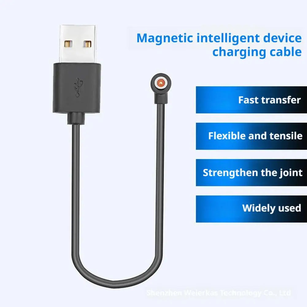 Smart Ring Charge Cable For Smart Ring Dock Connector USB Charging Cable Cord 4MM Magnetic Charger Power Adapter Wire 30cm EVERYDAY ESSENTIALS