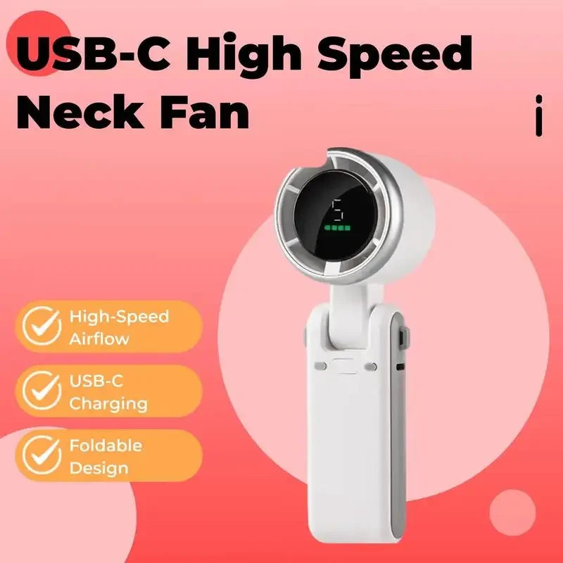 3-in-1 Fan, 5-speed, 3600mAh Rechargeable Lithium Battery, USB Charging, Travel Mini Fan Everyday Essentials