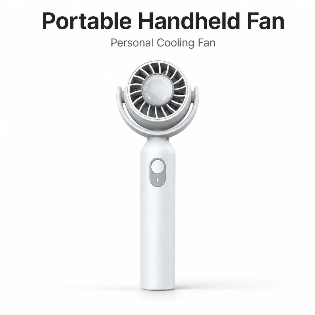 Portable Handheld Fan, Foldable Turbo Mini Fan with Strong Wind, Ultra Quiet Personal Cooling for Travel Office Outdoor, Cherry Blossom Pink Everyday Essentials