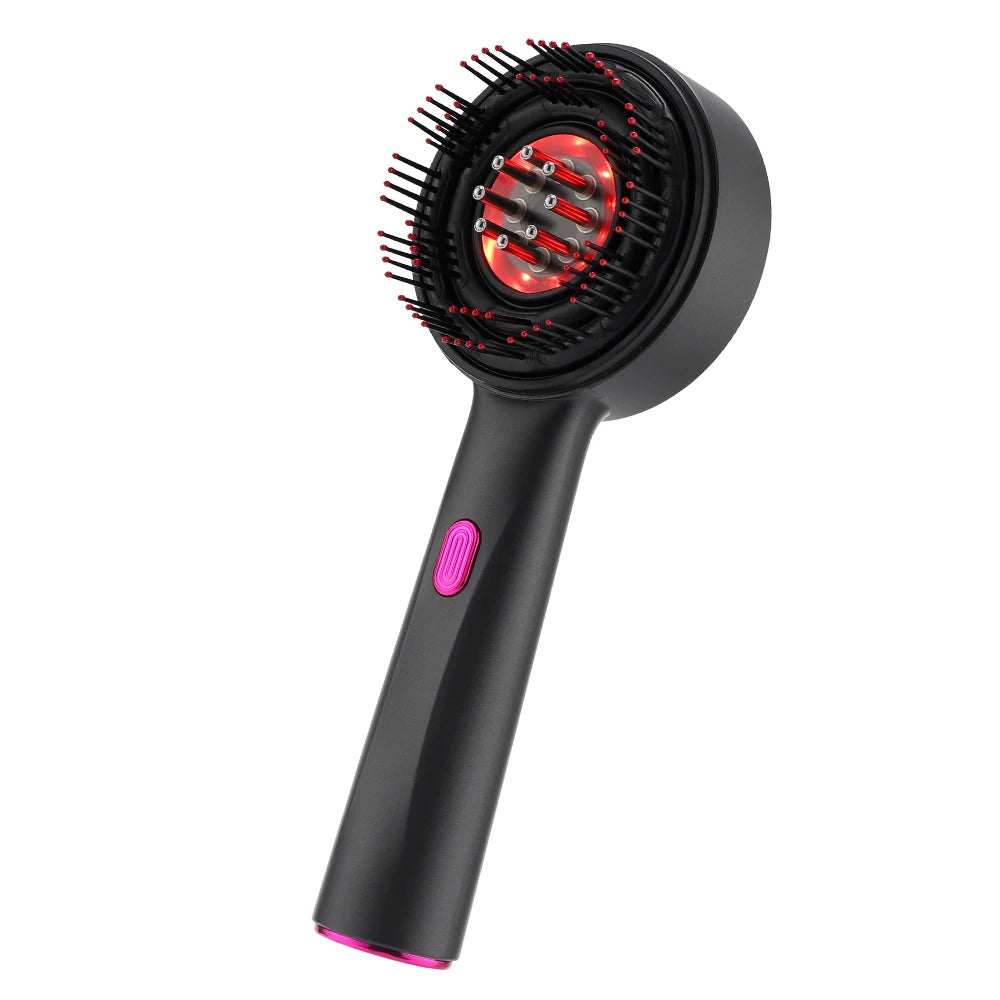Electric Vibration Massage Comb Portable Hair Follicle Comb Scalp Oil Liquid Applicator Head Massager Hair Growth Anti Loss Care EVERYDAY ESSENTIALS