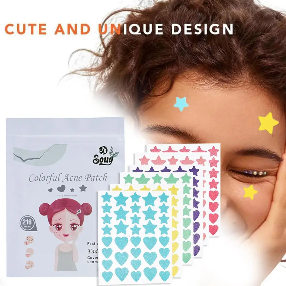 Cute Colorful Butterfly Pimple Patches Acne Treatment Stickers Invisible Acne Cover Face Spot Pimple Patch Skin Care EVERYDAY ESSENTIALS