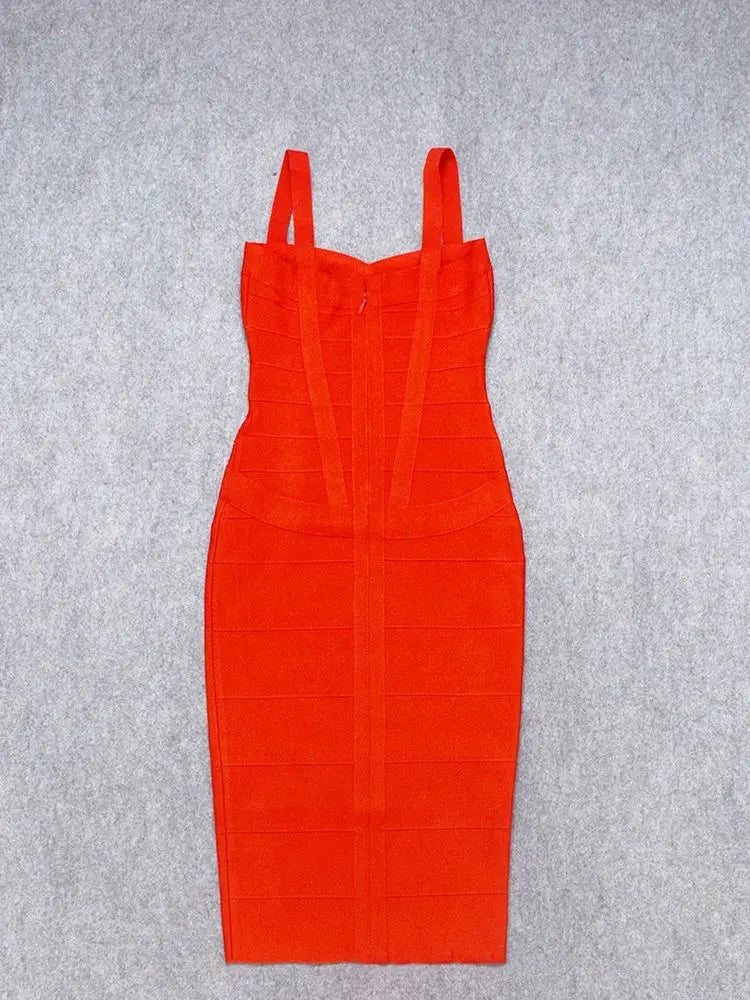 BEAUKEY Vintage Sexy Red Long Bandage Wedding Evening Dress Women 2023 Bodycon Club Knitted Party Pink Dress Birthday Vestidos EVERYDAY ESSENTIALS