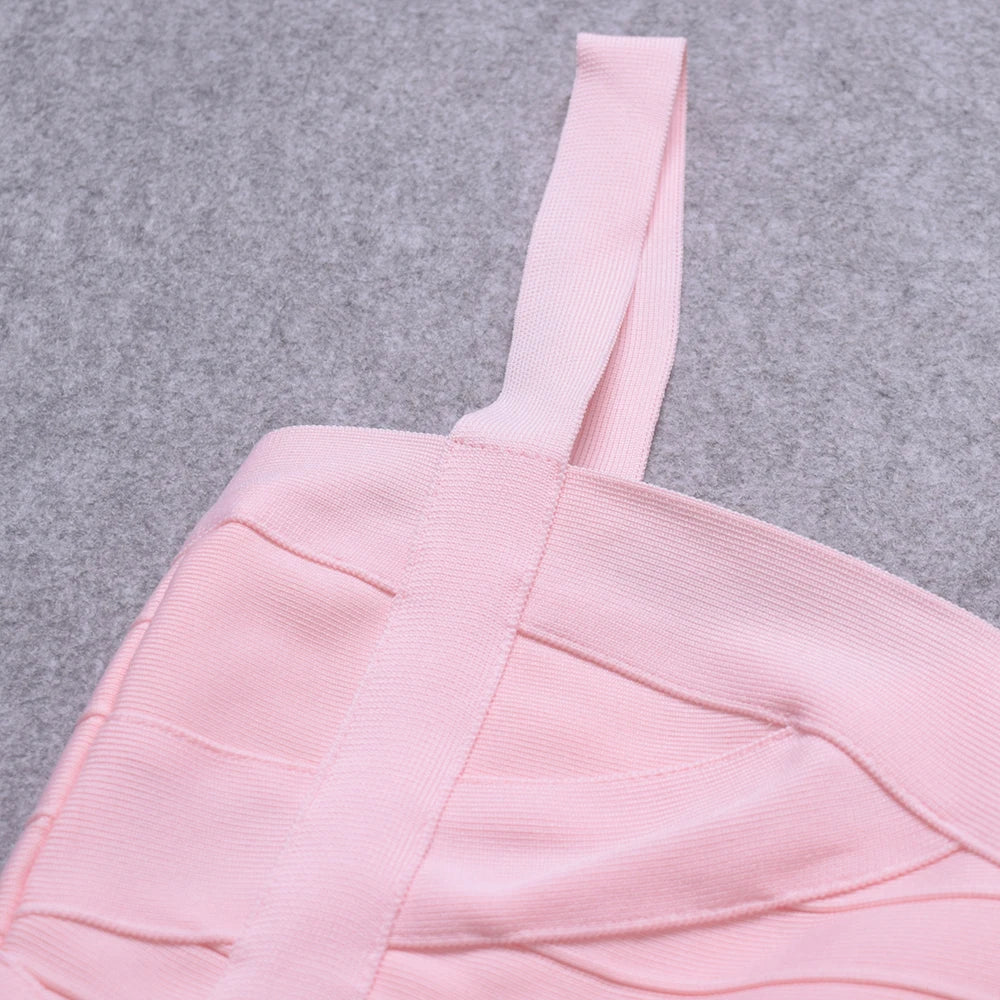 HQBORY Classic Mini Bandage Dress Bodycon Strap Mini Pencil Slim Party Dress Vestidos Quality Fuchsia Pink Dress EVERYDAY ESSENTIALS