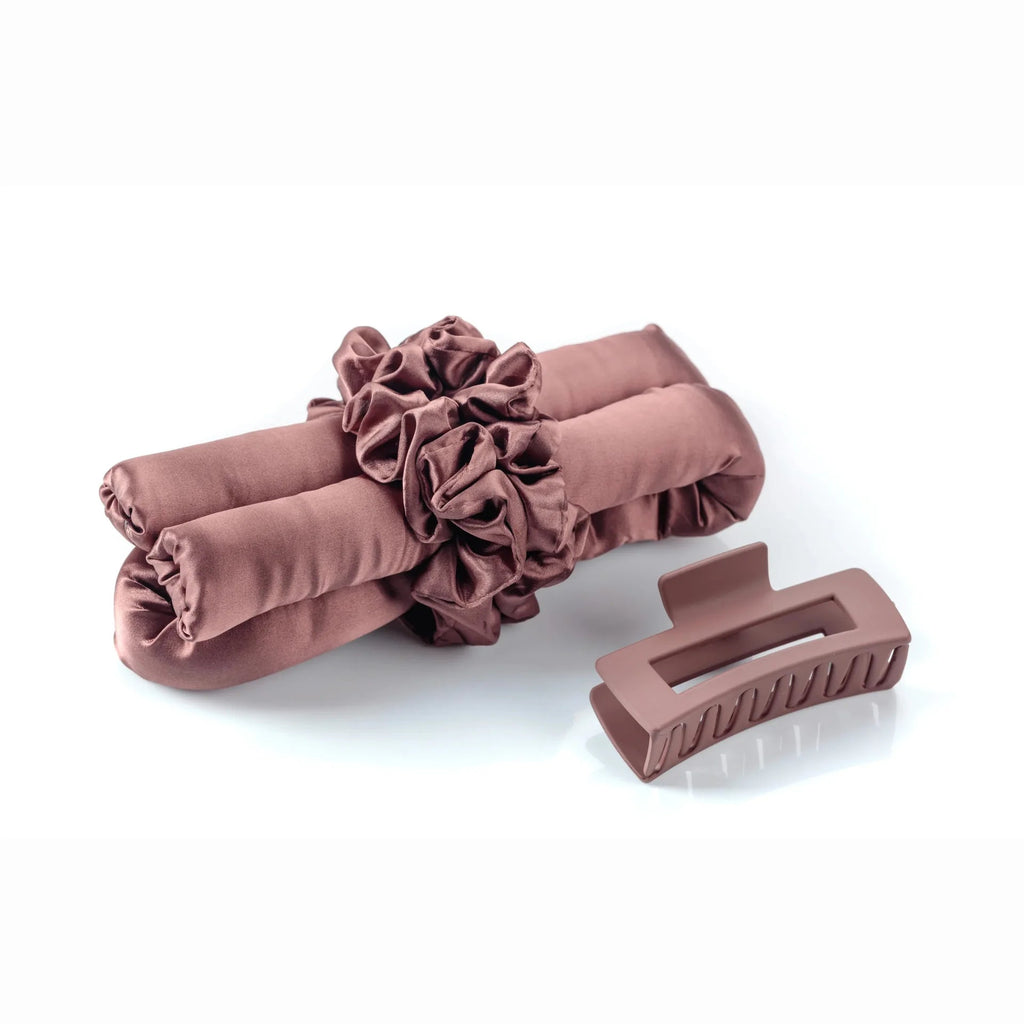 Heatless Curling Rod Headband No Heat Silk Curls Ribbon Hair Rollers Sleeping Soft Headband Lazy Hair Curlers Hair Styling Tools EVERYDAY ESSENTIALS