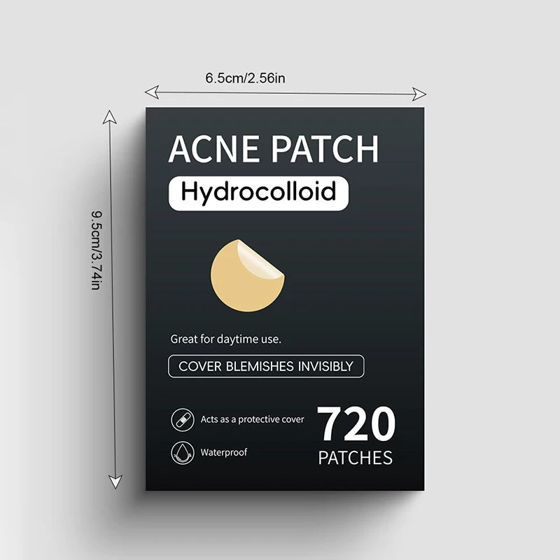 720pcs/set Professional Invisible Acne Pimple Patch Face Skin Care Repair Acne Healing Absorbing Spot Sticker For Men Women EVERYDAY ESSENTIALS