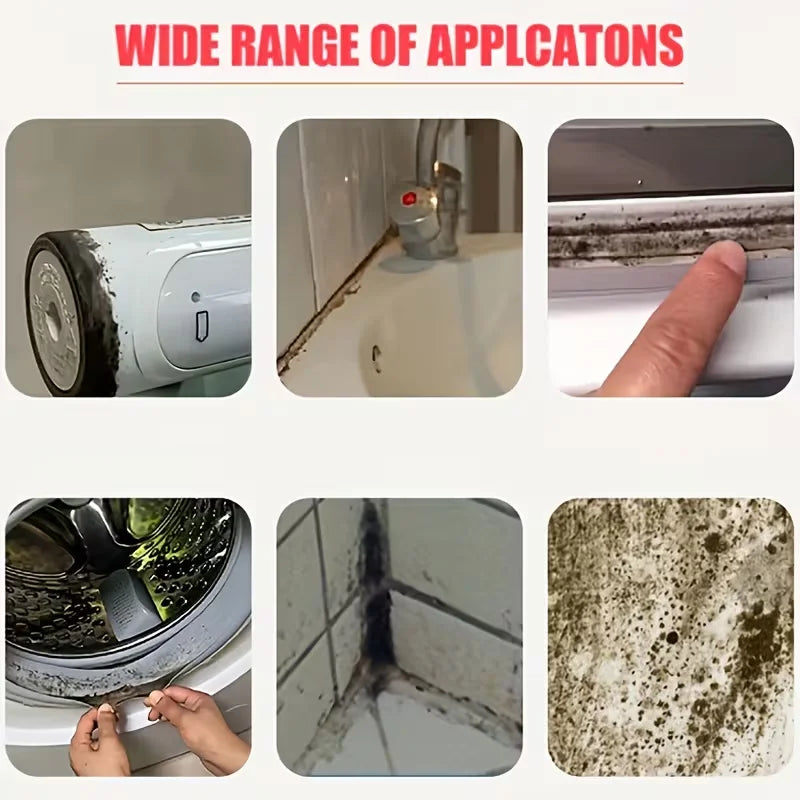Multi-Purpose Mildew Stain Cleaning Gel, Deep Penetrating Mold Remover For Washing Machine Seal Sink Tile Toilet Wall Black Spot EVERYDAY ESSENTIALS