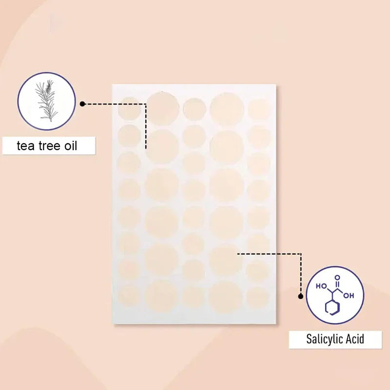 720pcs/set Professional Invisible Acne Pimple Patch Face Skin Care Repair Acne Healing Absorbing Spot Sticker For Men Women EVERYDAY ESSENTIALS