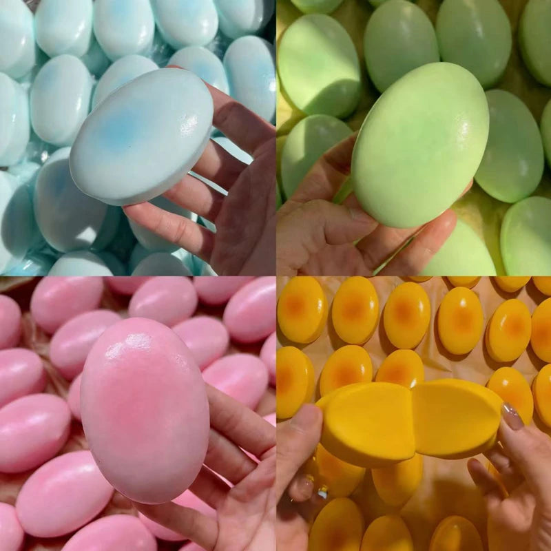 Squishy Cheese Shape Squishy Squeeze Toy Soft Slow Rising Stress Relief Sensory Fidget Toy Portable Anti-Anxiety Toy for Adults EVERYDAY ESSENTIALS
