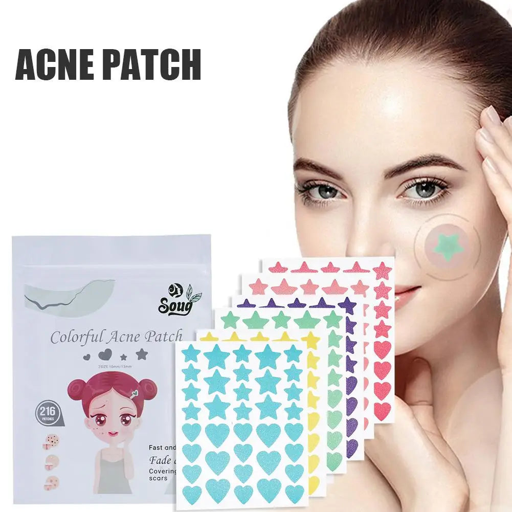 Cute Colorful Butterfly Pimple Patches Acne Treatment Stickers Invisible Acne Cover Face Spot Pimple Patch Skin Care EVERYDAY ESSENTIALS