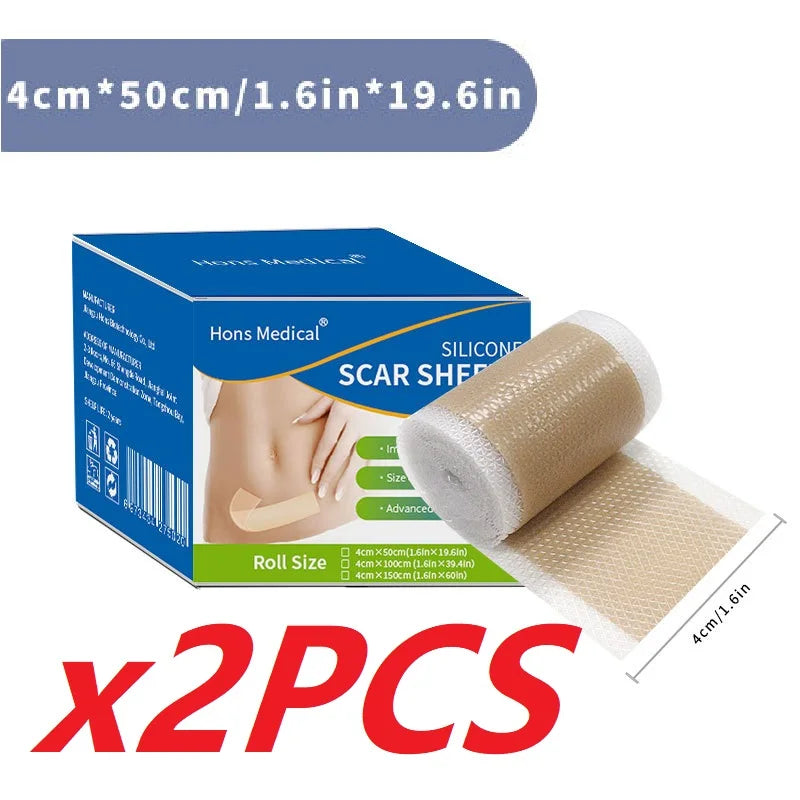 Scar Patches Remove Silicone Gel Sheet Correctors Burn Wounds Efficient Surgery Scar Tape Skin Repair Self-Adhesive Scar Cover EVERYDAY ESSENTIALS