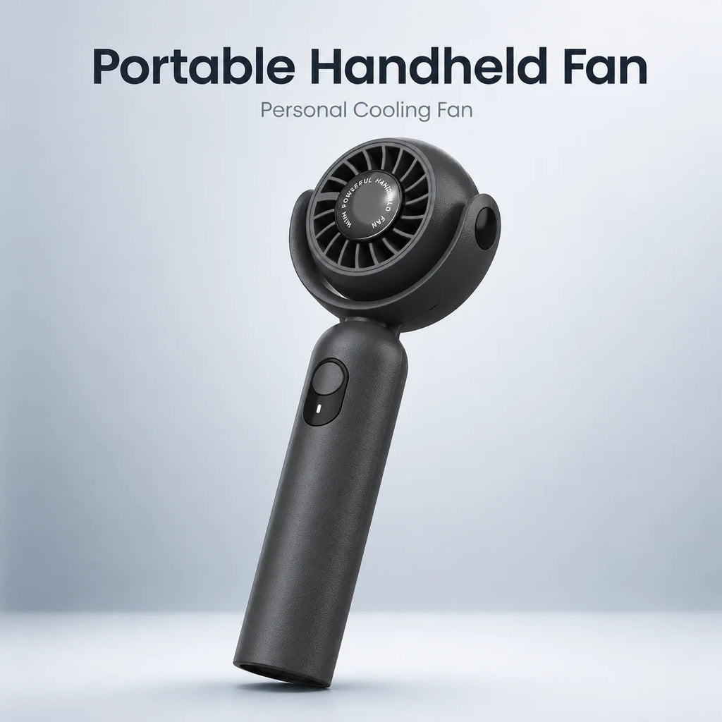 Portable Handheld Fan, Foldable Turbo Mini Fan with Strong Wind, Ultra Quiet Personal Cooling for Travel Office Outdoor, Cherry Blossom Pink Everyday Essentials