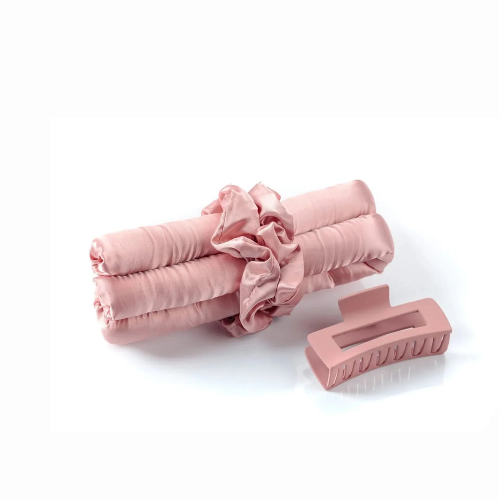 Heatless Curling Rod Headband No Heat Silk Curls Ribbon Hair Rollers Sleeping Soft Headband Lazy Hair Curlers Hair Styling Tools EVERYDAY ESSENTIALS