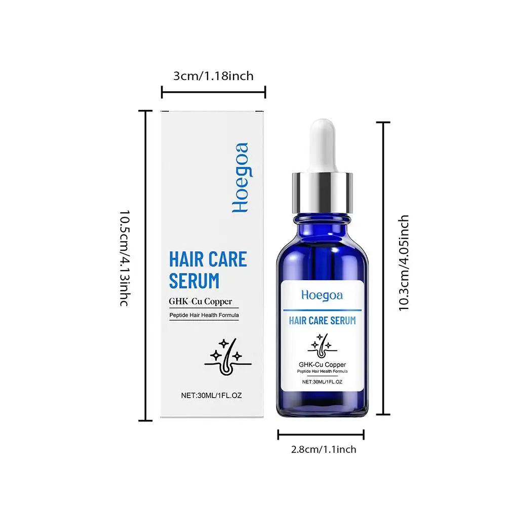 Copper Peptide Hair Serum Ghk-Cu Peptide for Hair Growth Scalp Moisturizer Advanced Regrowth Treatment Root Strengthen Hair Oil EVERYDAY ESSENTIALS