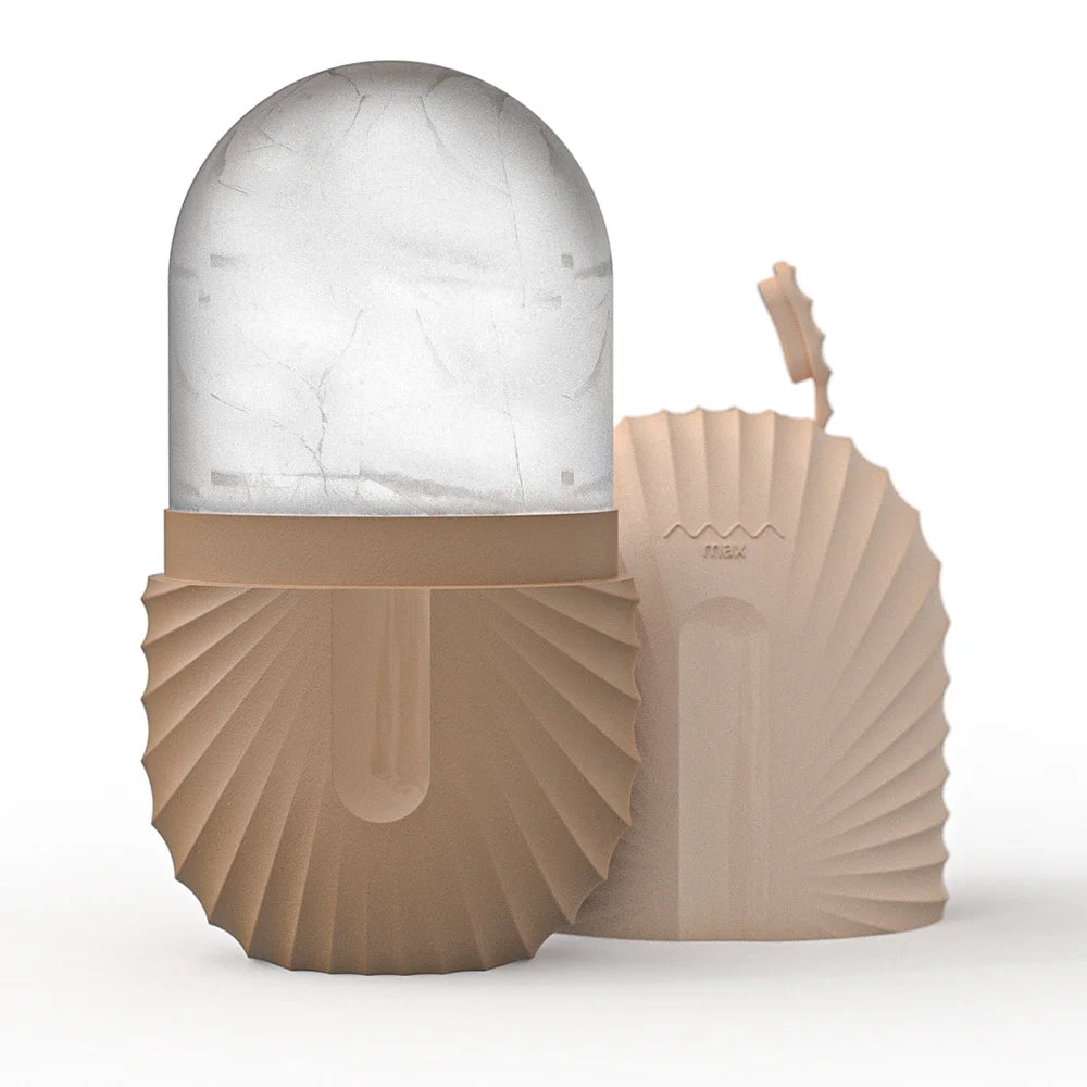 Ice Face Roller Facial Skincare Ice Roller Set, Stainless Steel Facial Roller Gua Sha Face Tool Face Massage Roller Mold Cube EVERYDAY ESSENTIALS