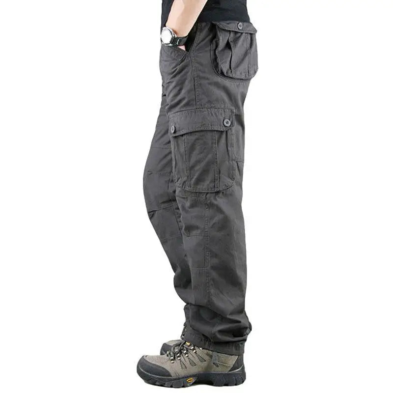 Tactical Cargo Pants Men Cotton Overalls Outdoor Work Trousers Big Size Hombre Clothing Camo Hiking Pants EVERYDAY ESSENTIALS