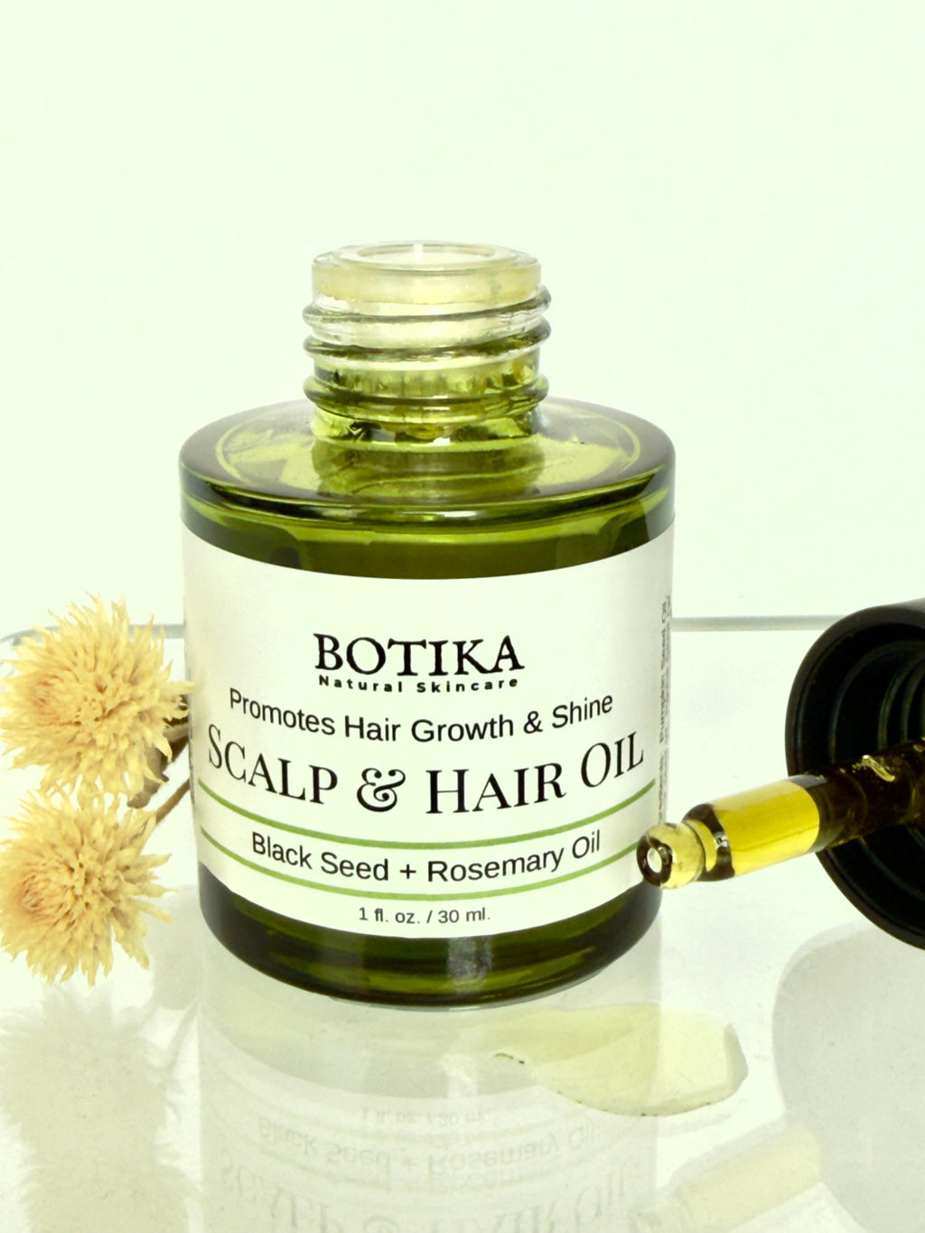 Scalp & Hair Growth Oil with Black Seed & Ashwagandha Botika Skincare