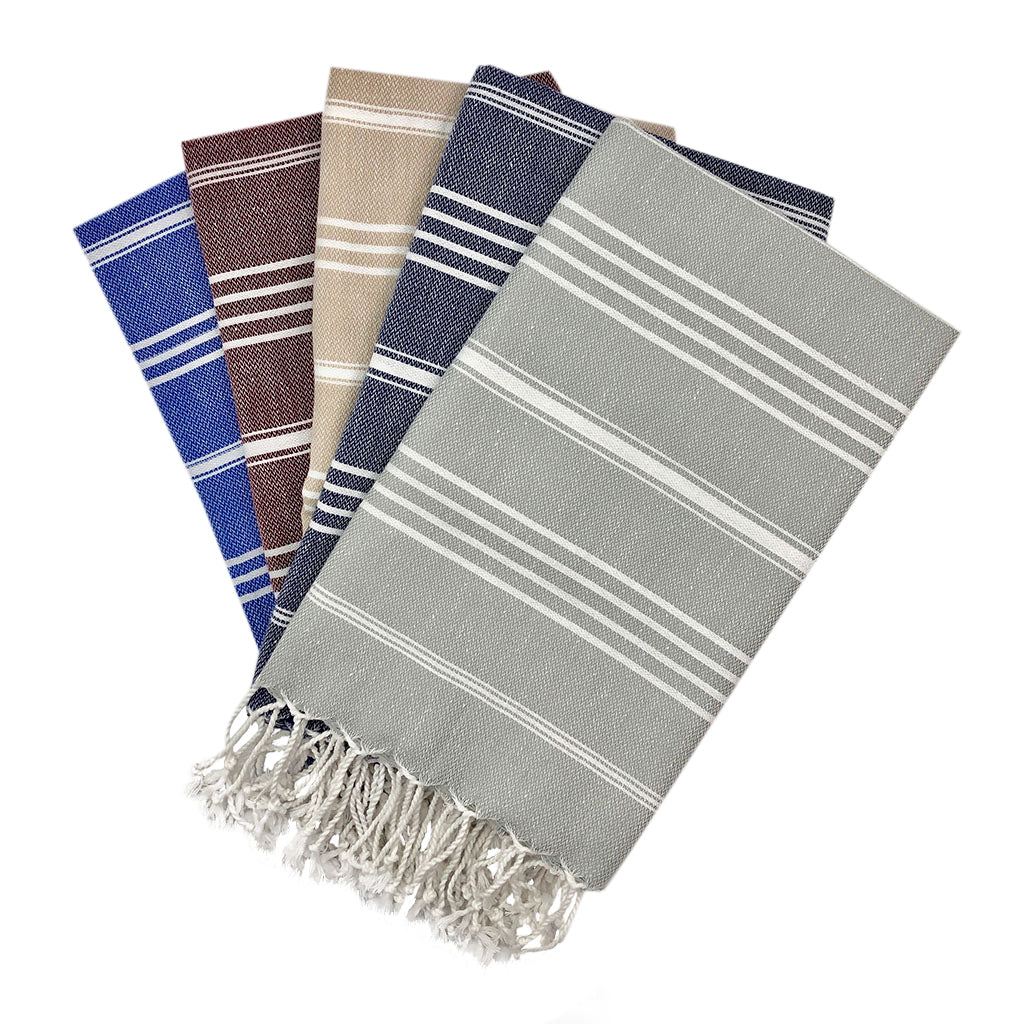 Classic Turkish Hand Towel DC-SLATE + SALT